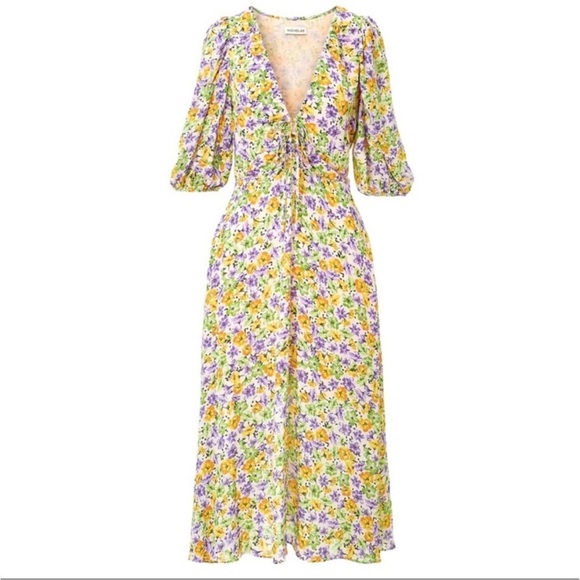 Nicholas Danielle Whistledown Floral Midi Dress - Picture 4 of 16